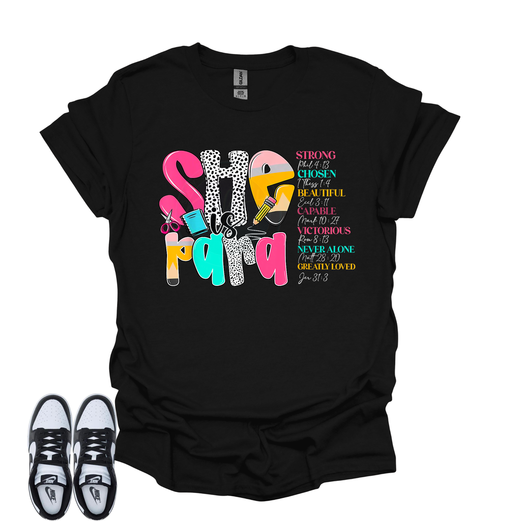 School Para Professional Mini  T-Shirt Box/ Choose Any 3