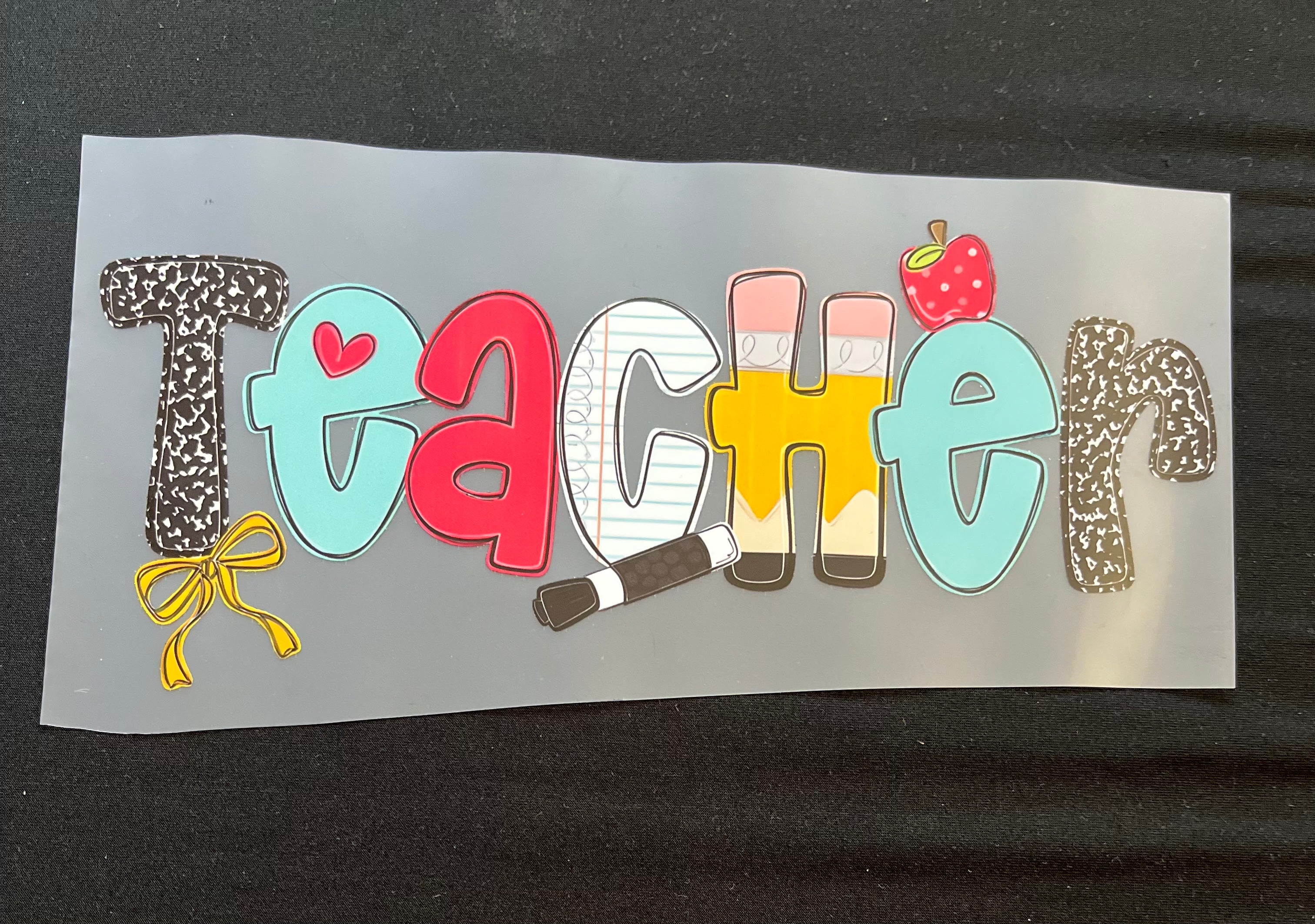 Busy Teacher DTF Transfer