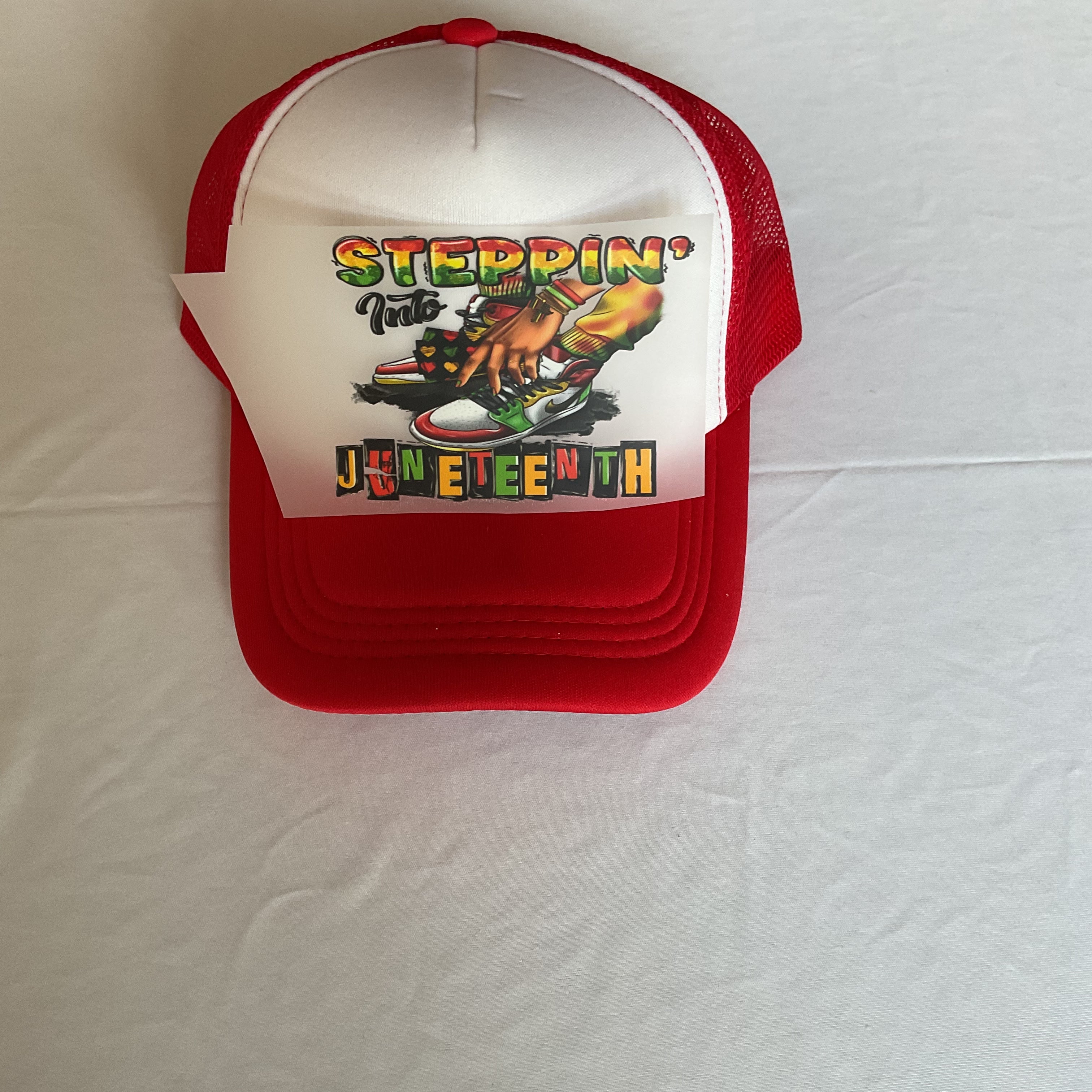 Stepping Into Juneteenth DTF HAT TRANSFER