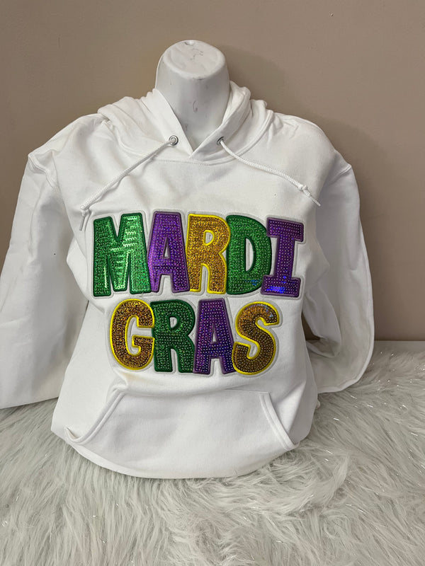 Mardi Gras Iron on Patch