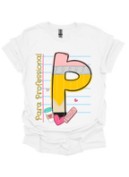 Paraprofessional Pencil Graphic T-Shirt