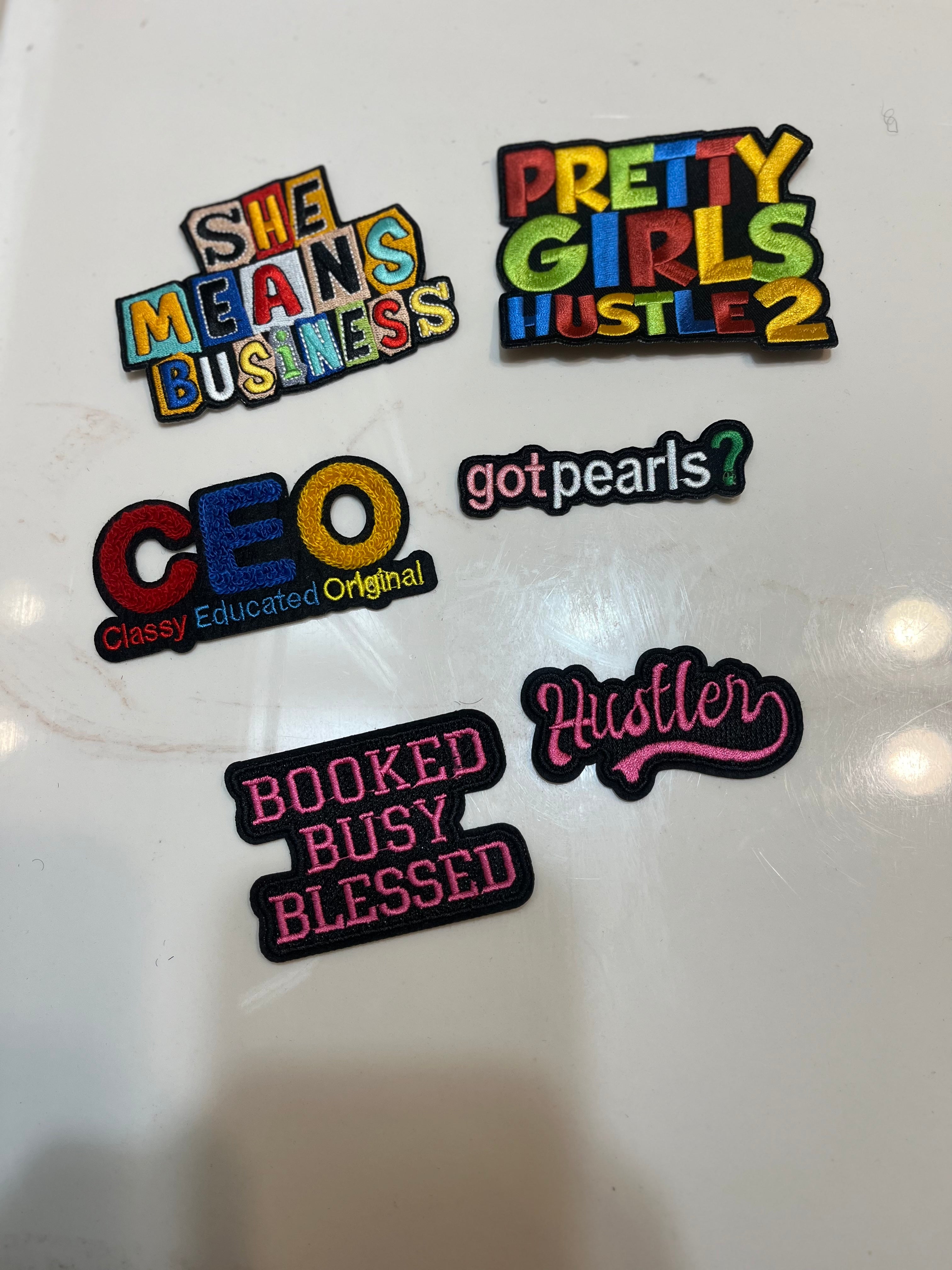 CEO IRON ON PATCH STARTER BOX