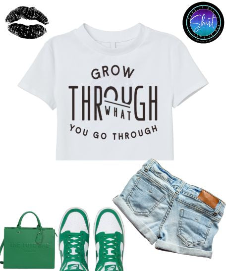 Grow Through DTF IRON ON TRANSFER