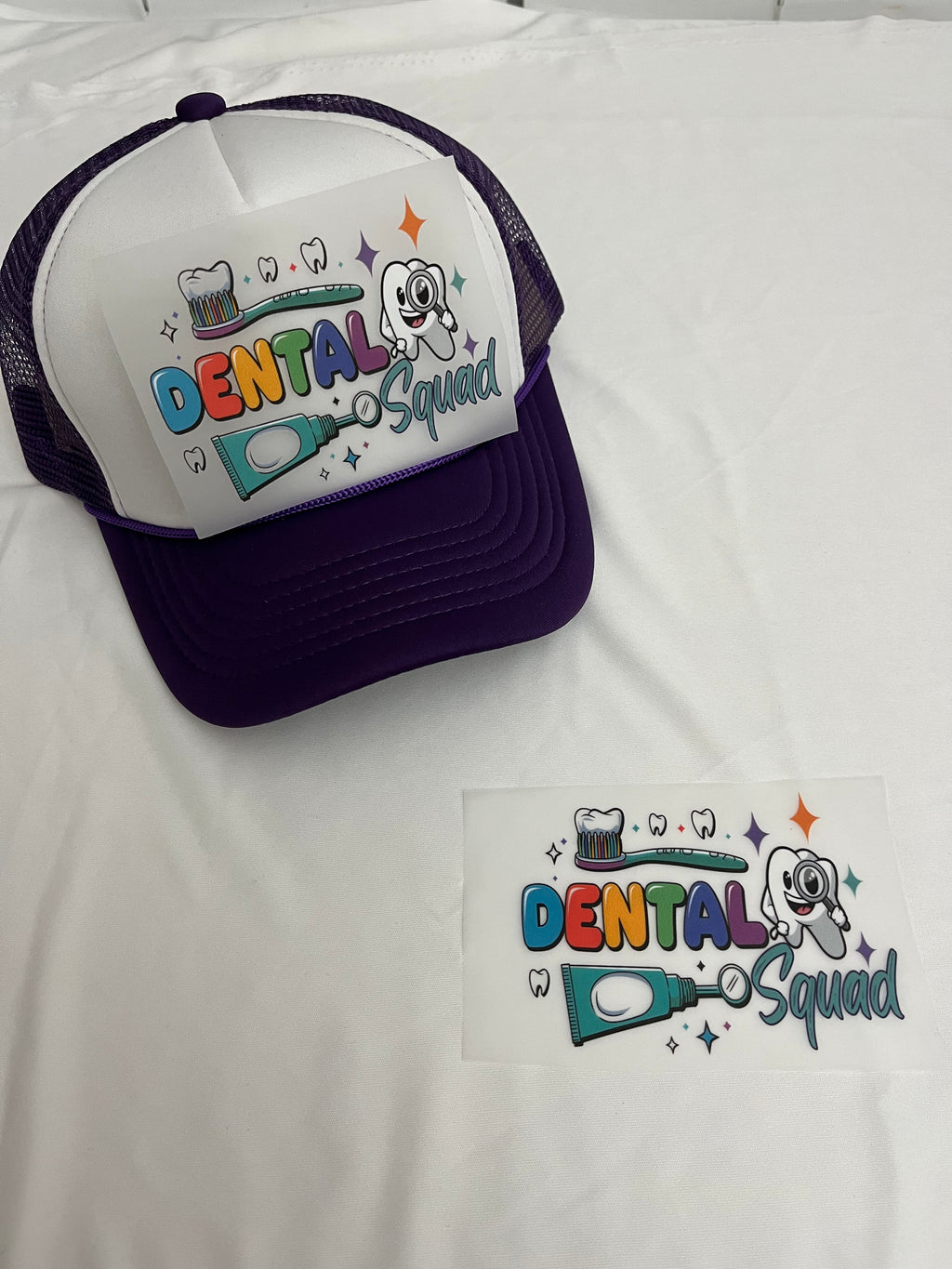 Dental Squad DTF Hat Transfer