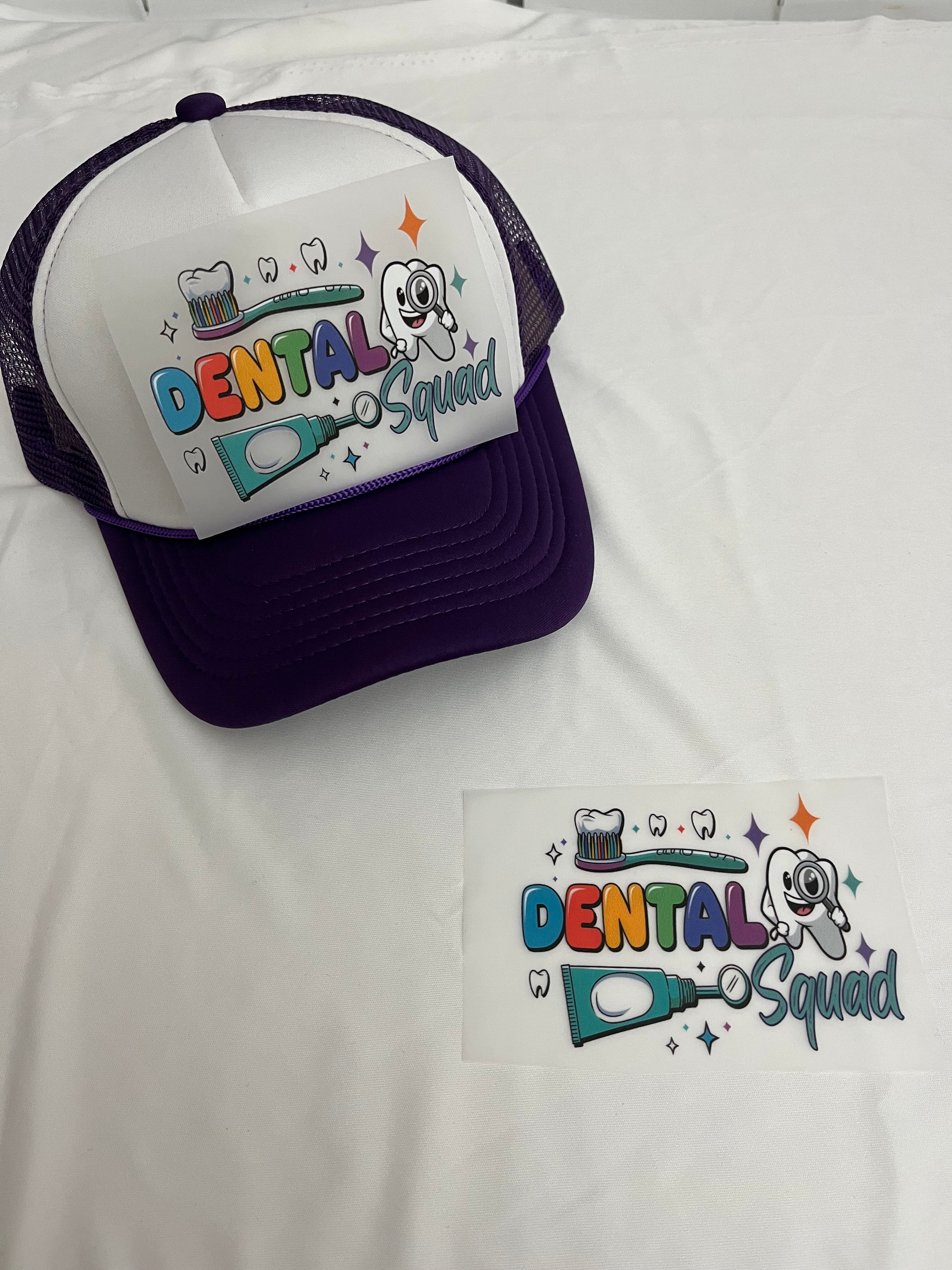 Dental Squad DTF Hat Transfer