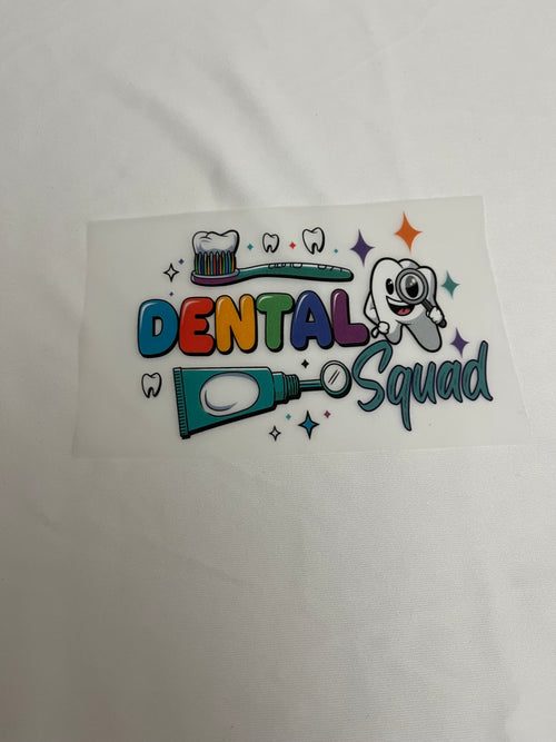Dental Squad DTF Hat Transfer