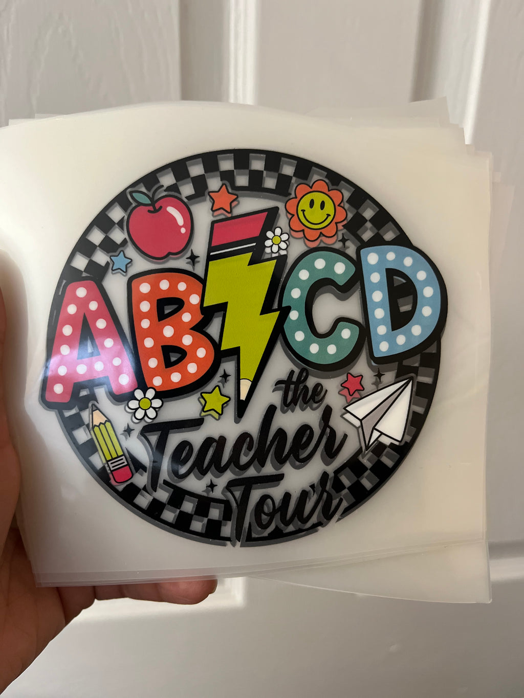 Teacher Tour DTF Transfer Front + Back