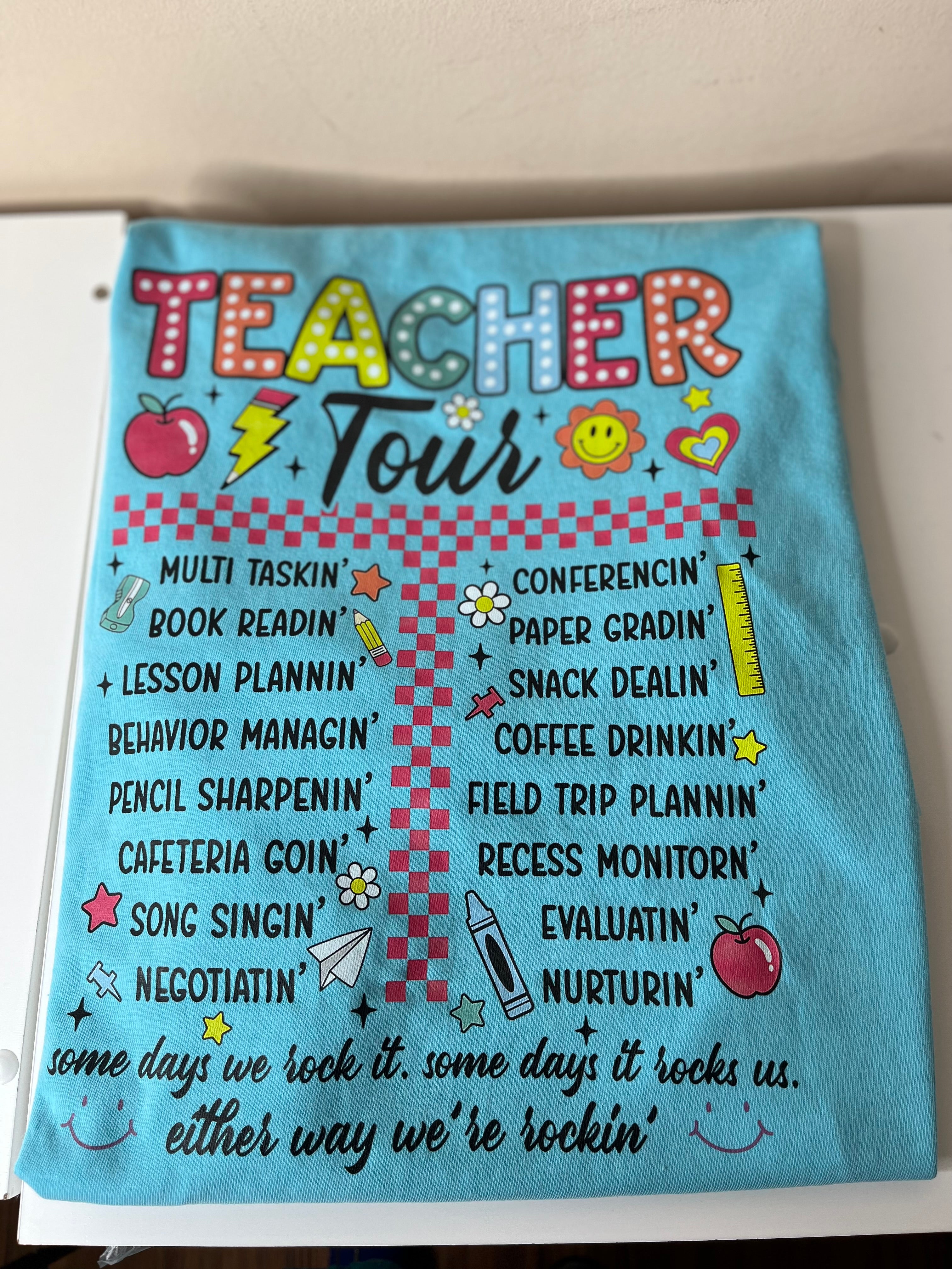 Custom Teacher  Tshirt Box