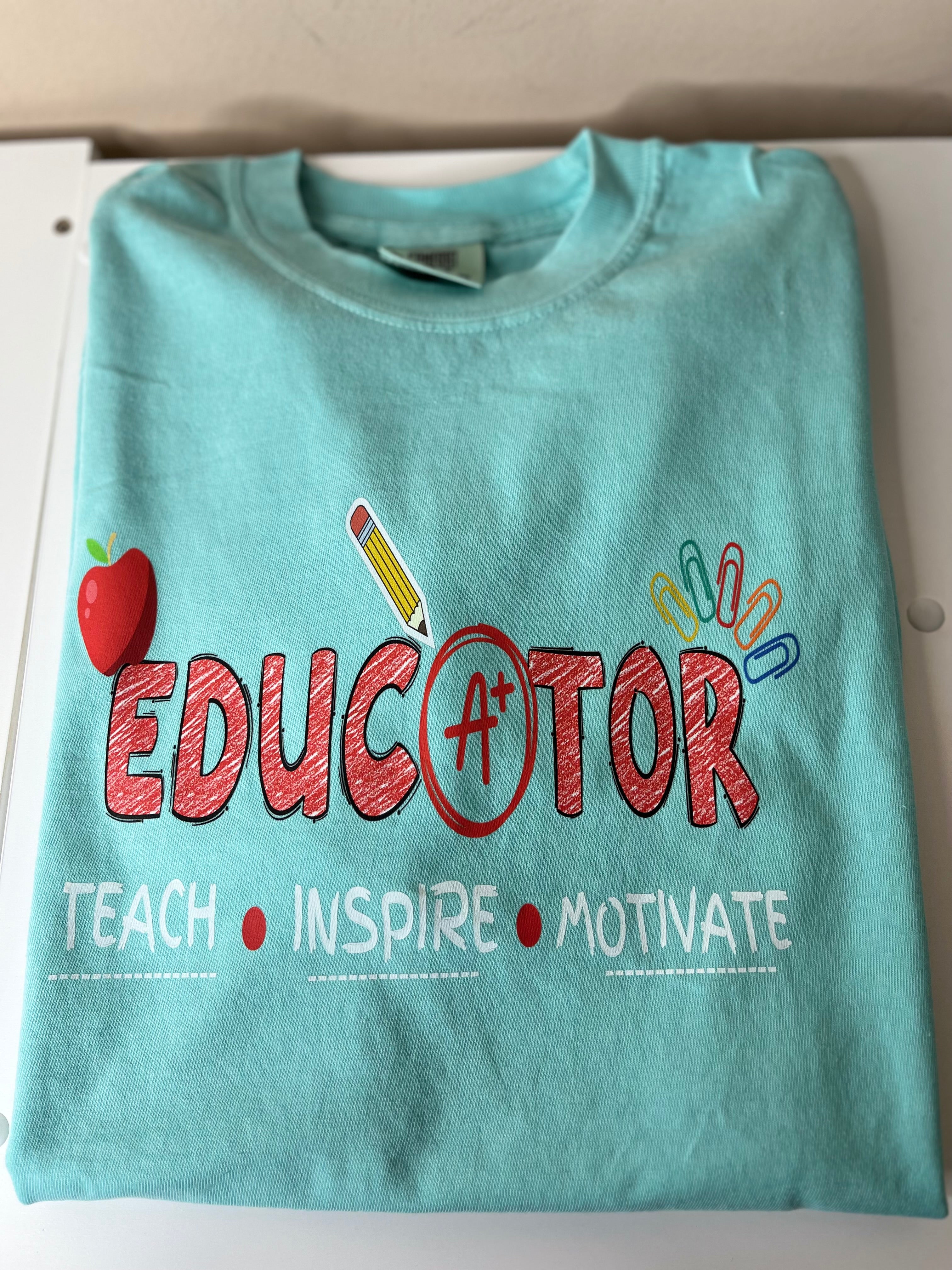 Custom Teacher  Tshirt Box