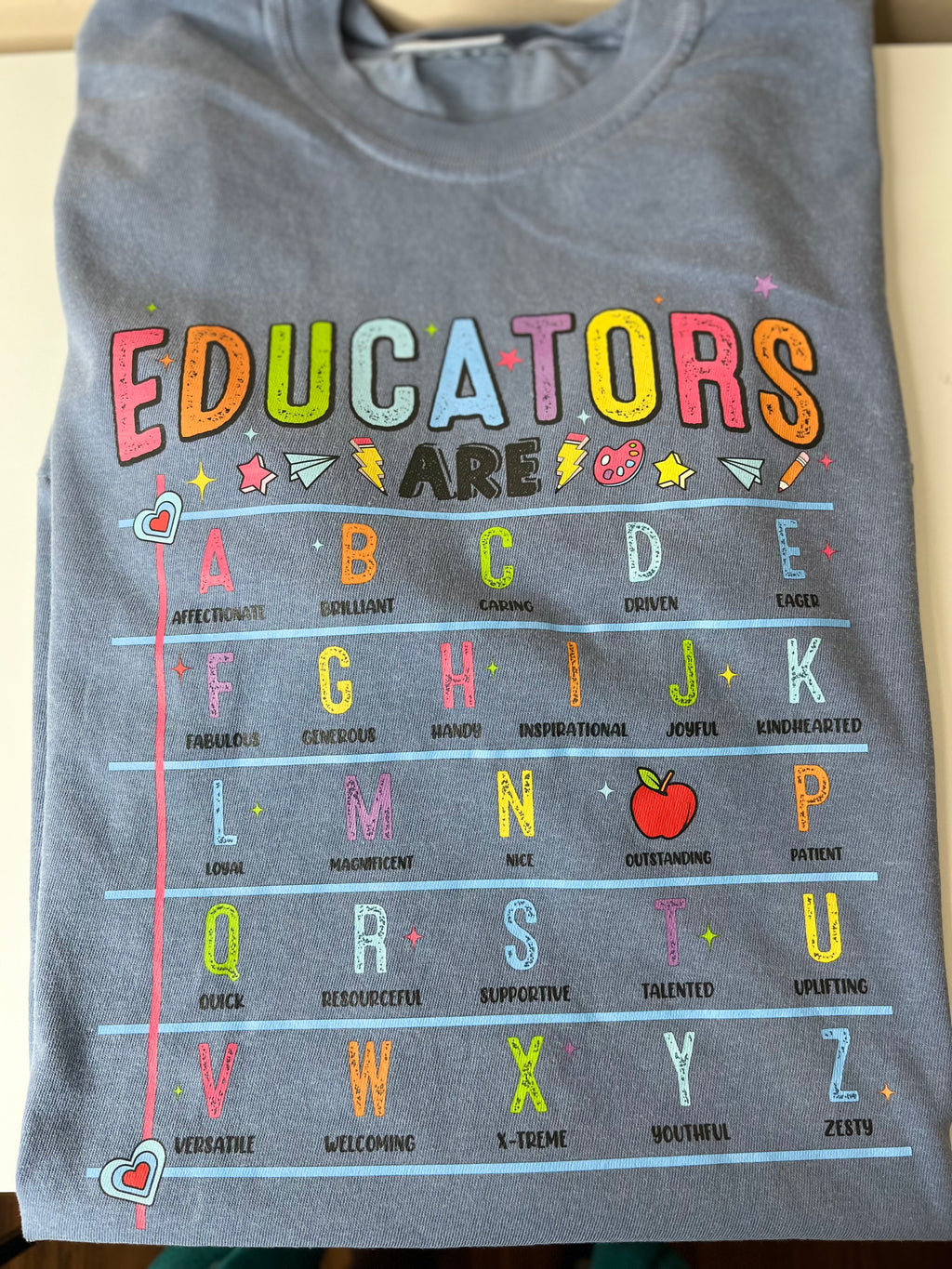 Custom Teacher  Tshirt Box