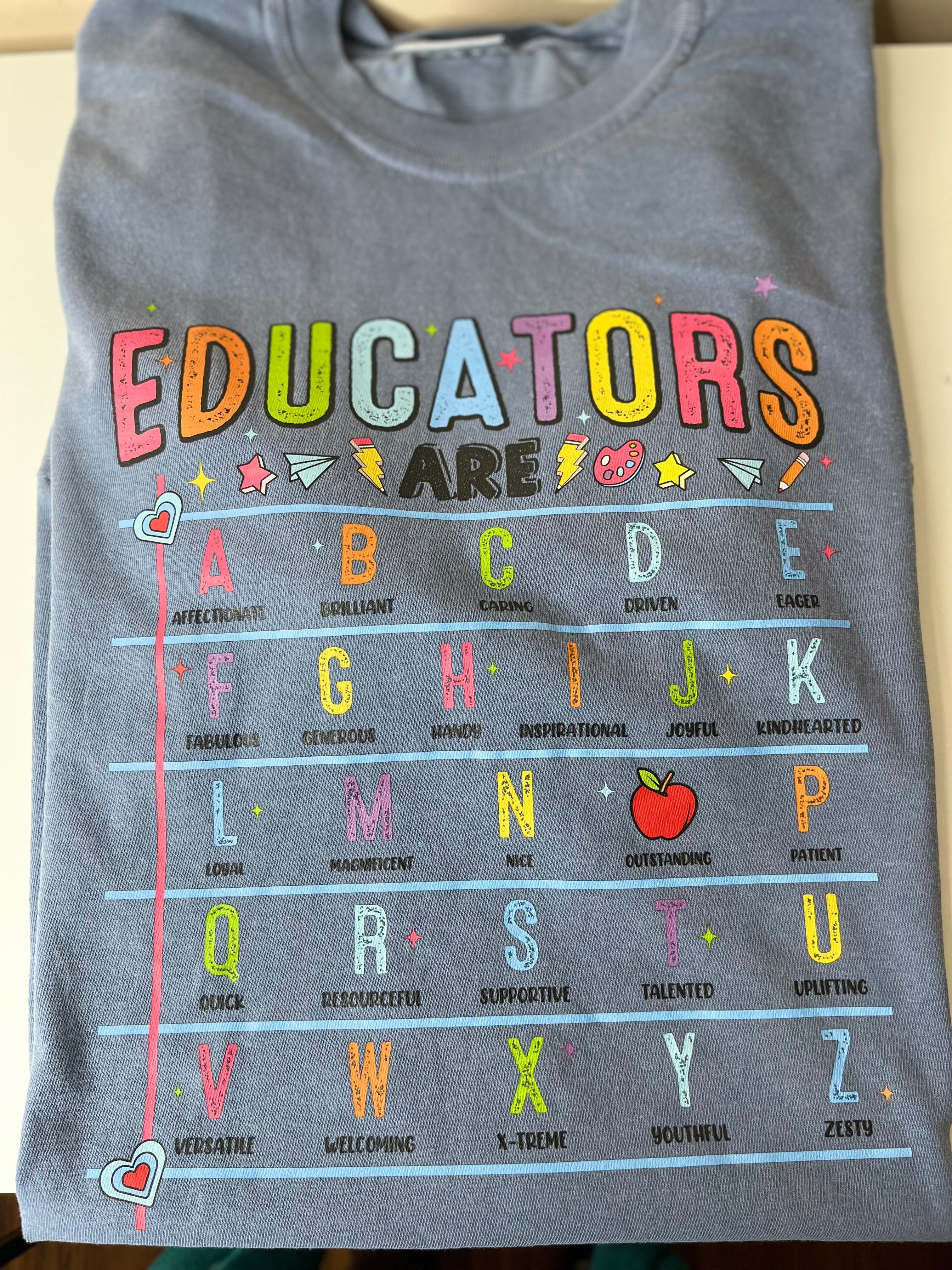 Custom Teacher  Tshirt Box