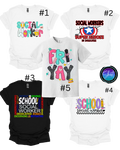 School Social Worker Tshirt Box (Mini)- CHOOSE 3