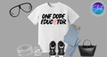 Custom Teacher  Tshirt Box