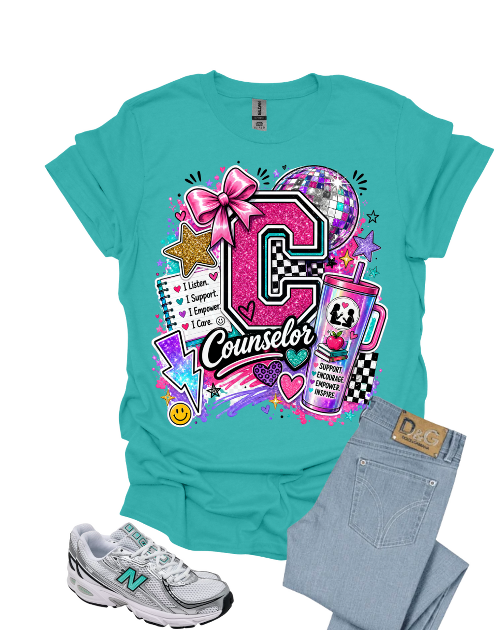 Custom School Counselor Tshirt Box