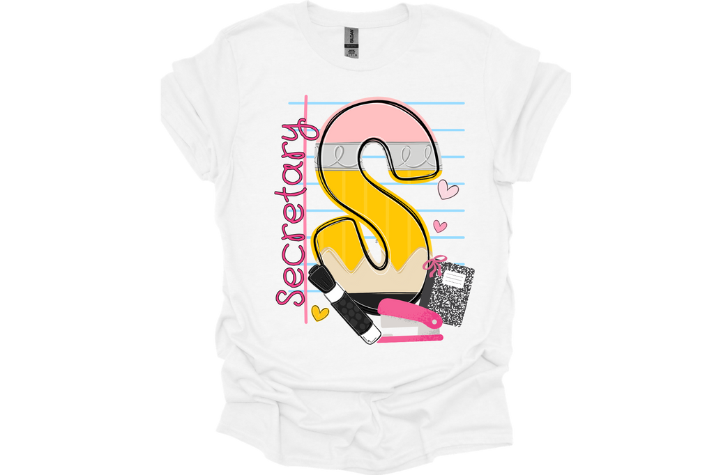 Secretary Pencil Graphic Tee