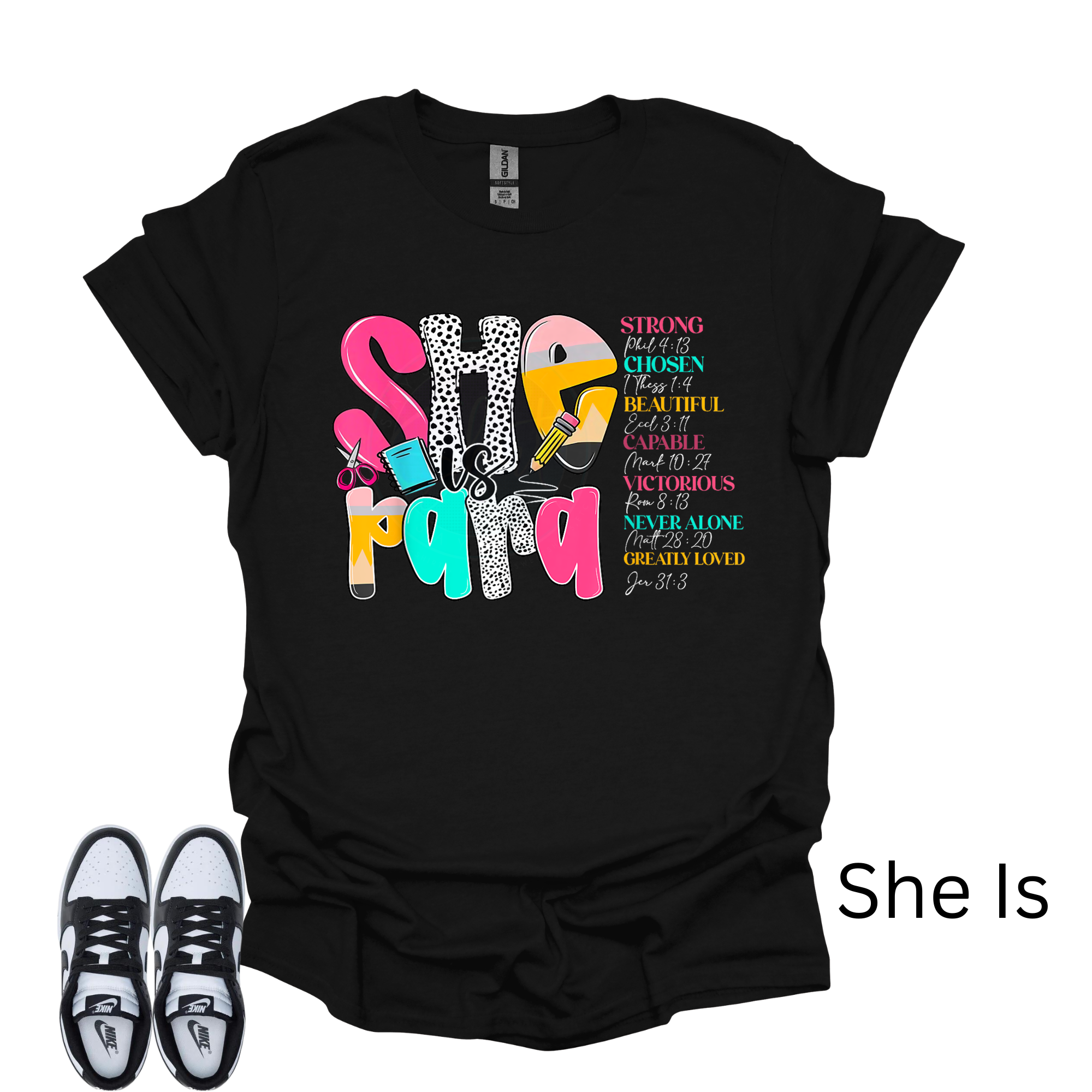 School Para Professional Mini  T-Shirt Box/ Choose Any 3