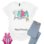 School Para Professional Mini  T-Shirt Box/ Choose Any 3