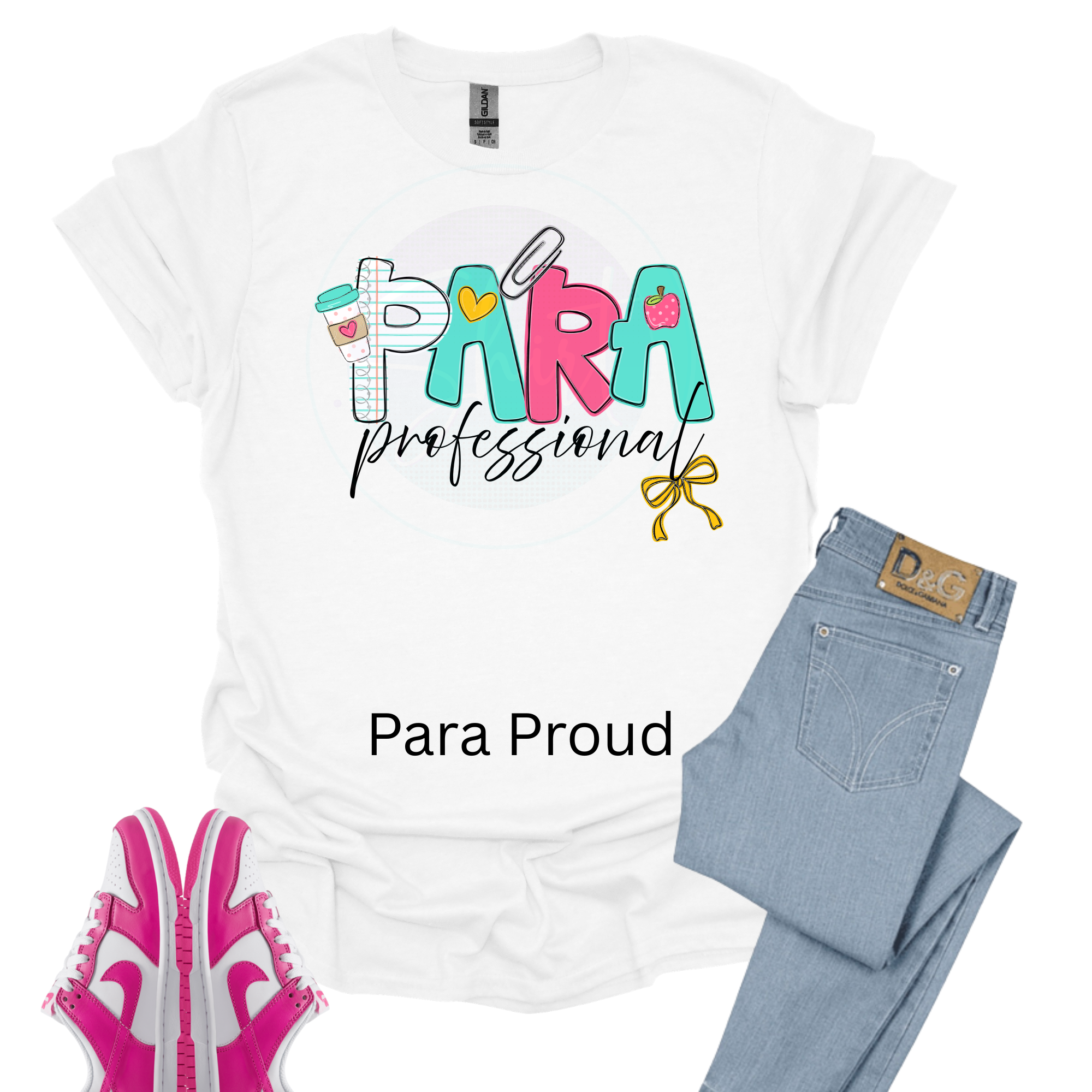 School Para Professional Mini  T-Shirt Box/ Choose Any 3