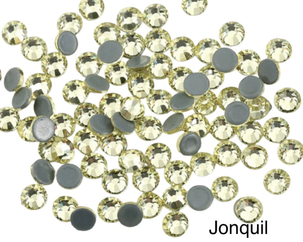 Korean Low Lead Jonquil Hot Fix Rhinestones